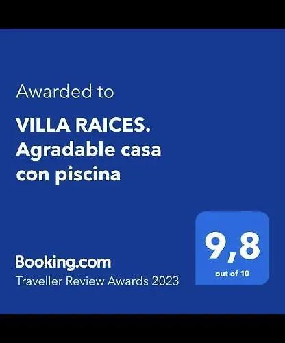 Raices. Agradable Casa Con Piscina